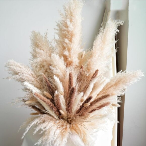 Other - Decorative Tall Pampas Grass for Floor Vase Premium Large Pampas Grass Decor